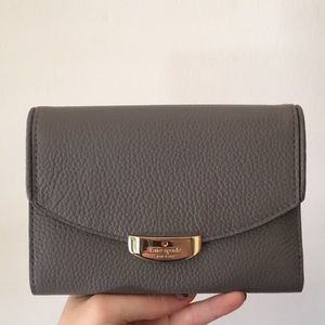 Grey Kate Spade Wallet